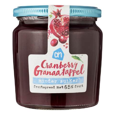 AH Cranberry- granaatappel fruitspread