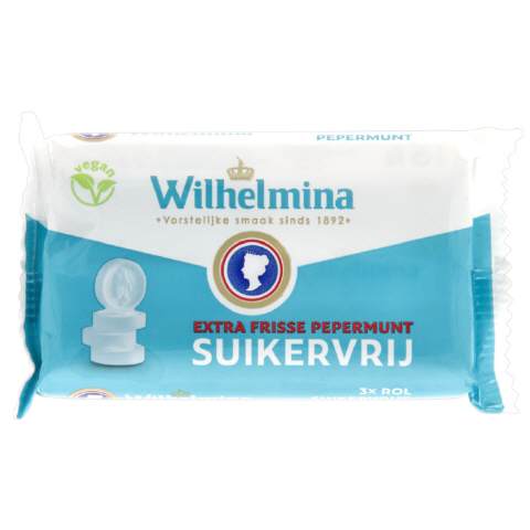 Wilhelmina Pepermunt vegan suikervrij