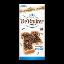 De Ruijter Chocoladehagel Melk Grootverpakking 600