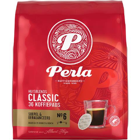 AH Perla koffiepads regular voordeel