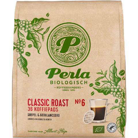 Perla Biologisch Classic roast pads