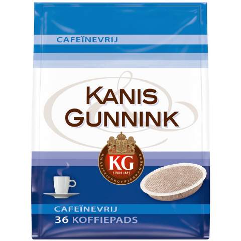 Kanis & Gunnink Koffiepads cafeïnevrij