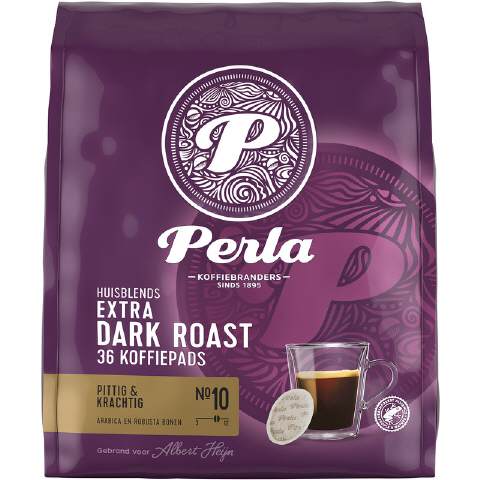 Perla Huisblends Extra dark roast pads