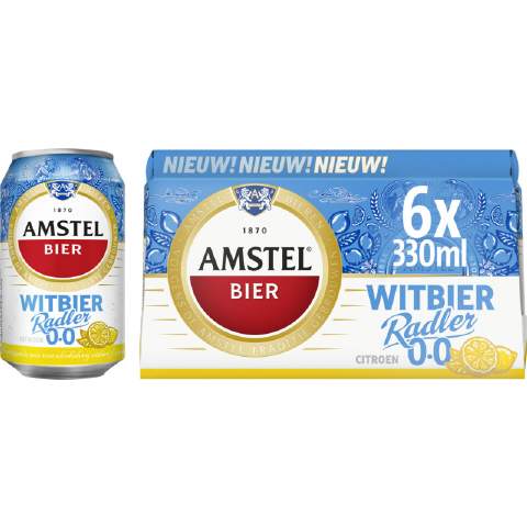 Amstel Witbier radler 0.0% 6-pack