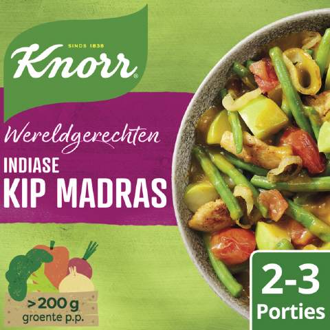 Knorr Wereldgerechten Indiase Kip madras