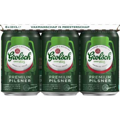 Grolsch Premium pilsner, blik